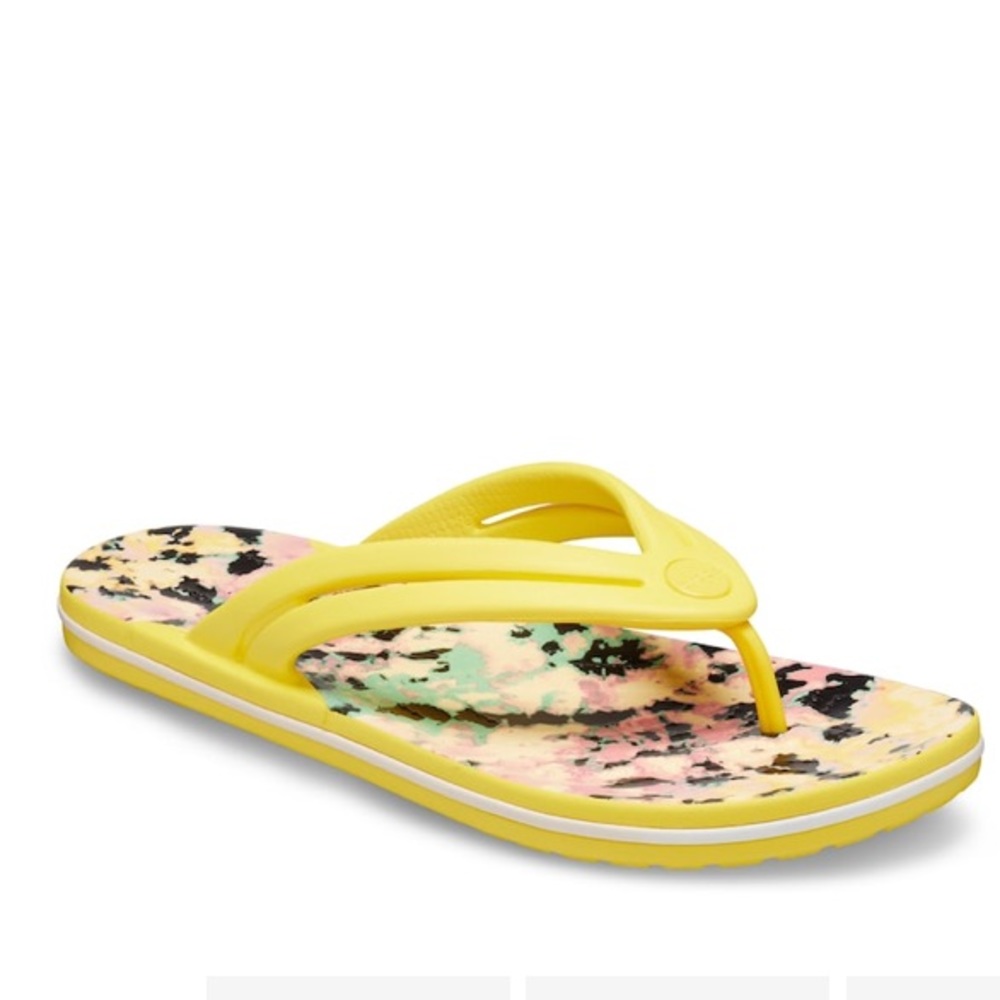 NWT CROCS CROCBAND TIE-DYE FLIP FLOP - WOMAN’S / 7
